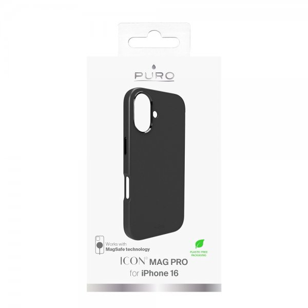 iPhone 16 Skal ICON Mag Pro Svart