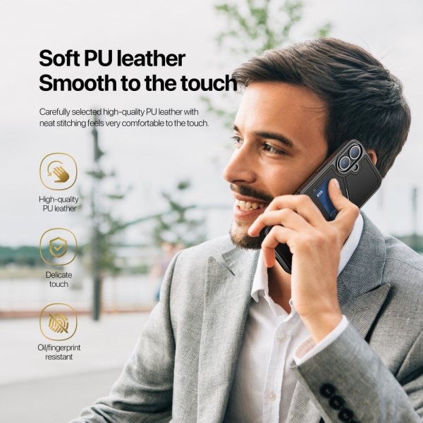 iPhone 16 Skal Rafi II Series MagSafe Svart