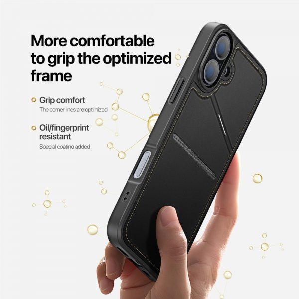 iPhone 16 Skal Rafi II Series MagSafe Svart