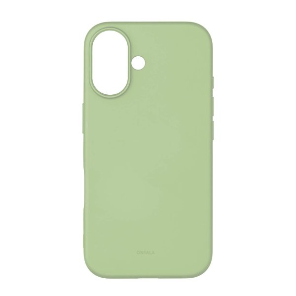 iPhone 16 Skal Silikonkänsla Lime