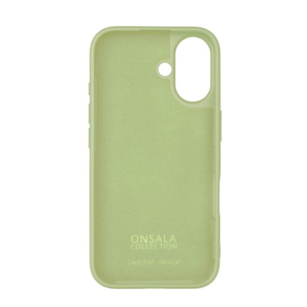 iPhone 16 Skal Silikonkänsla Lime