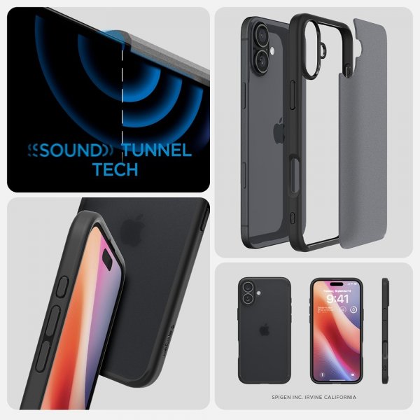 iPhone 16 Skal Ultra Hybrid Frost Black