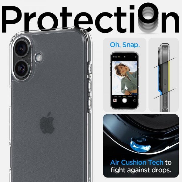 iPhone 16 Skal Ultra Hybrid Frost Clear