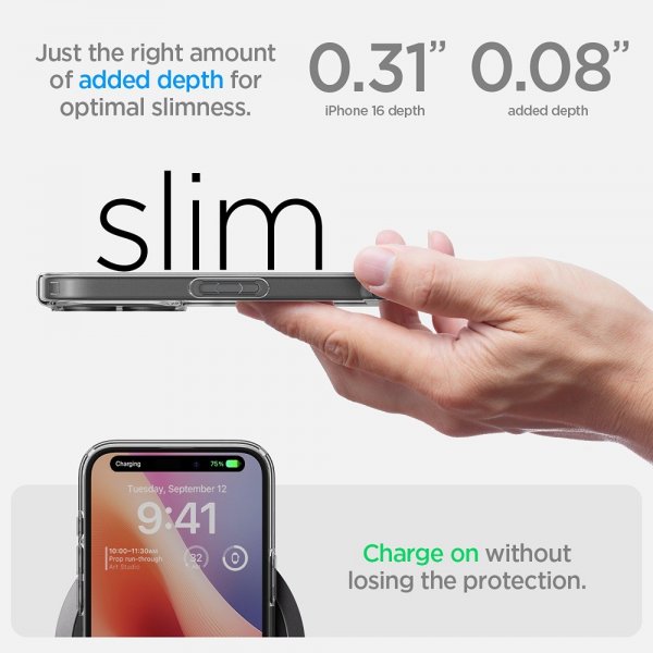 iPhone 16 Skal Ultra Hybrid Frost Clear