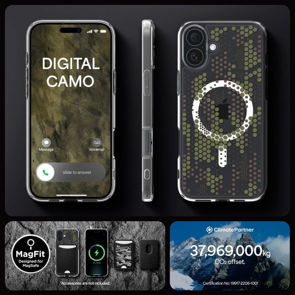 iPhone 16 Skal Ultra Hybrid MagFit Digital Camo