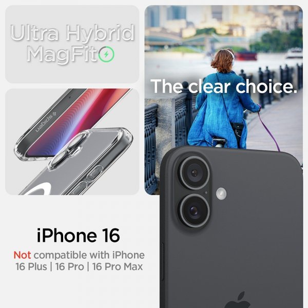 iPhone 16 Skal Ultra Hybrid MagFit Vit