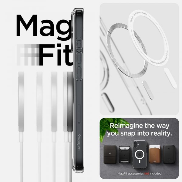 iPhone 16 Skal Ultra Hybrid MagFit Vit