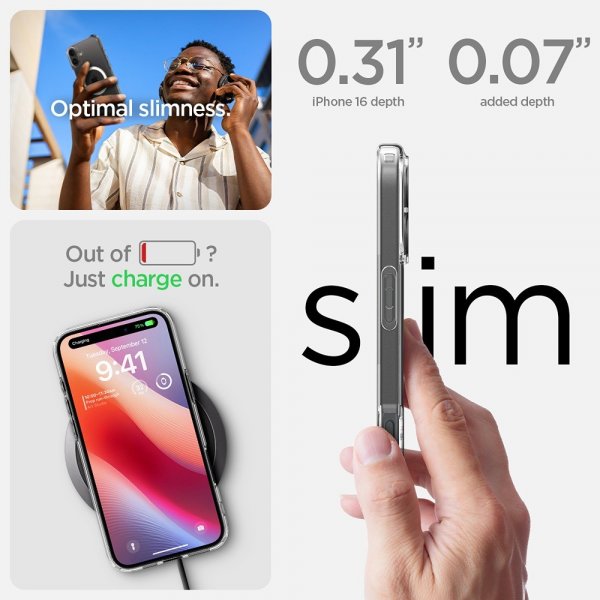 iPhone 16 Skal Ultra Hybrid MagFit Vit