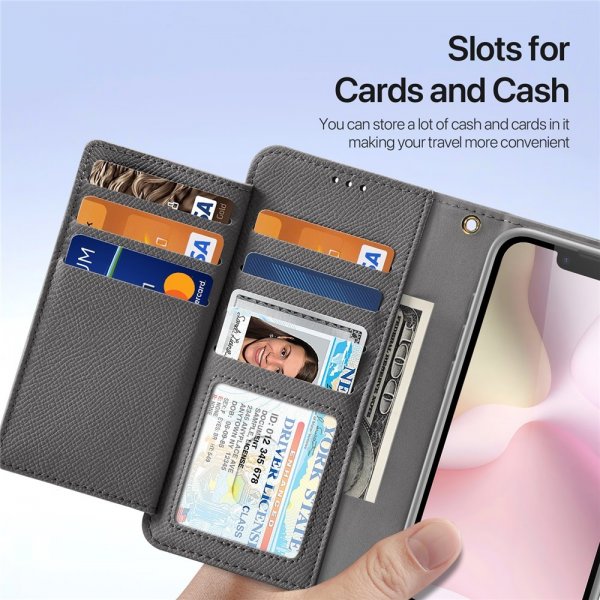 iPhone 16e/17e Fodral 2-i-1 Lawa Series MagSafe Grå