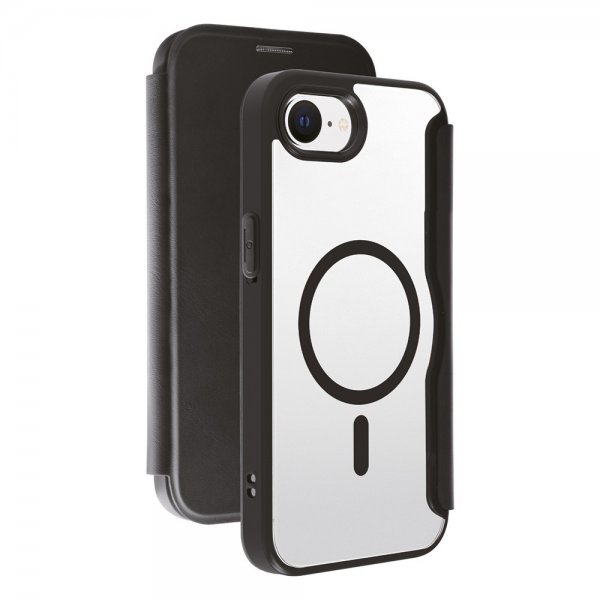iPhone 16e/17e Fodral Mag Wallet Svart