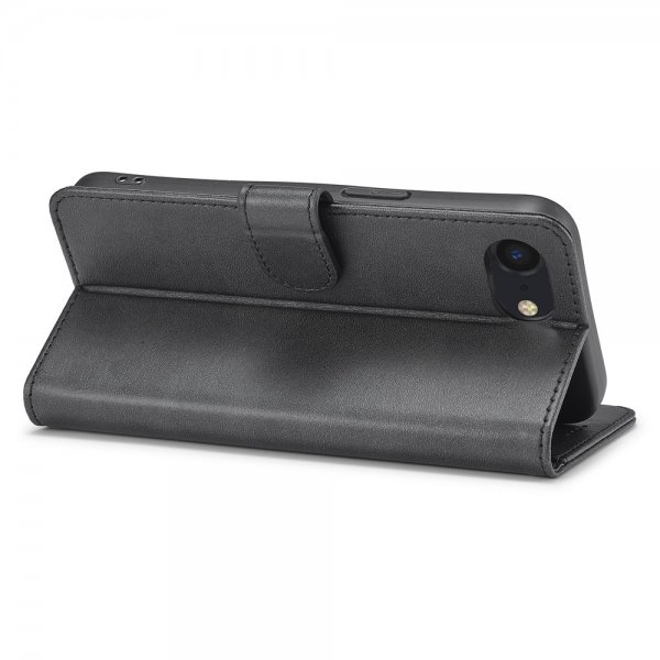 iPhone 16e/17e Fodral med Kortfack Stativfunktion Svart