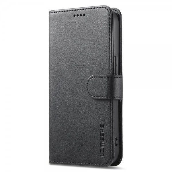 iPhone 16e/17e Fodral med Kortfack Stativfunktion Svart