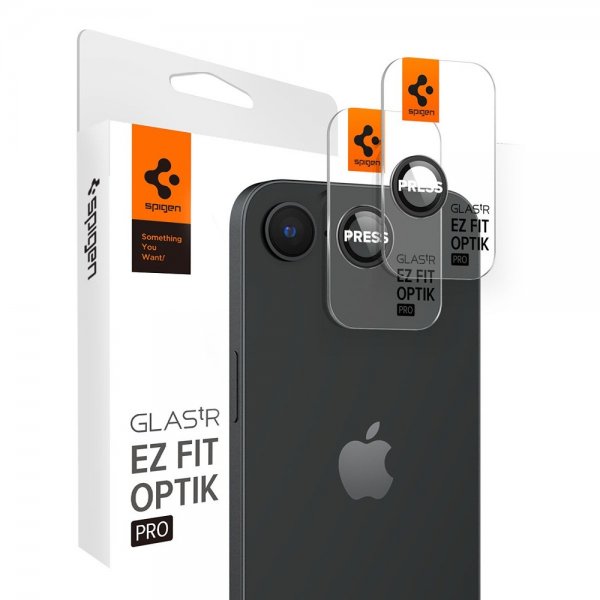 iPhone 16e/17e Kameraskydd GLAS.tR EZ Fit Optik Pro 2-pack