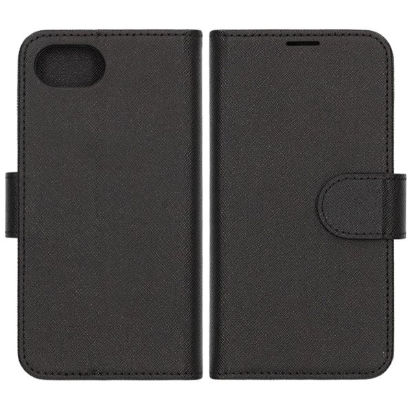 iPhone 16e/17e Fodral med Kortfack Stativfunktion Svart