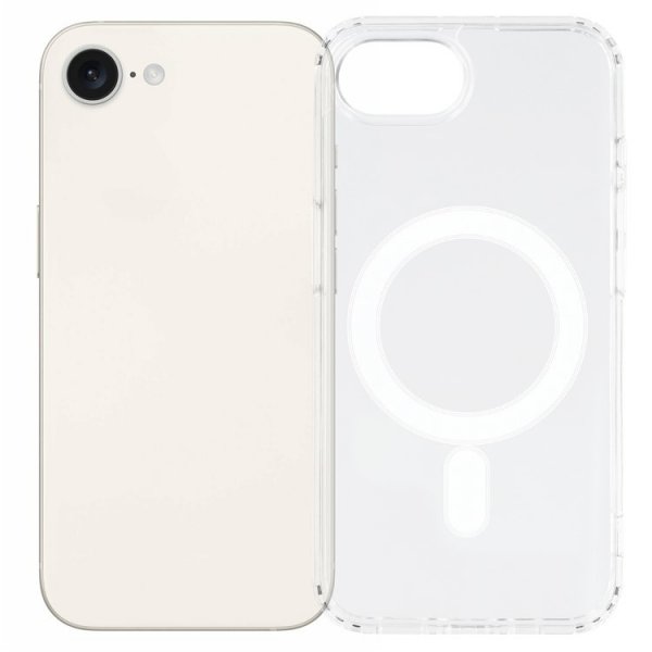 iPhone 16e/17e Skal Feather Series MagSafe Transparent