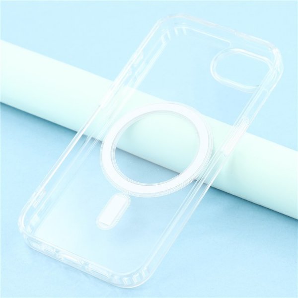 iPhone 16e/17e Skal Feather Series MagSafe Transparent