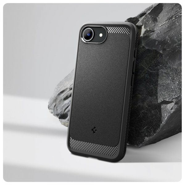 iPhone 16e/17e Skal Rugged Armor MagFit Matte Black