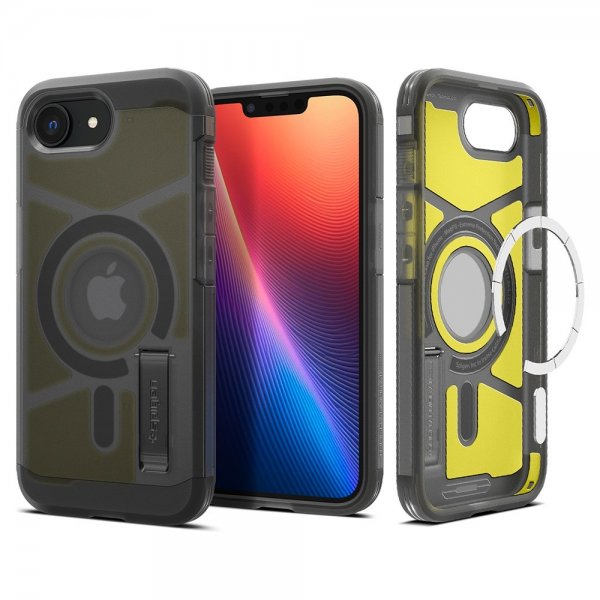 iPhone 16e/17e Skal Tough Armor MagFit Frost Black