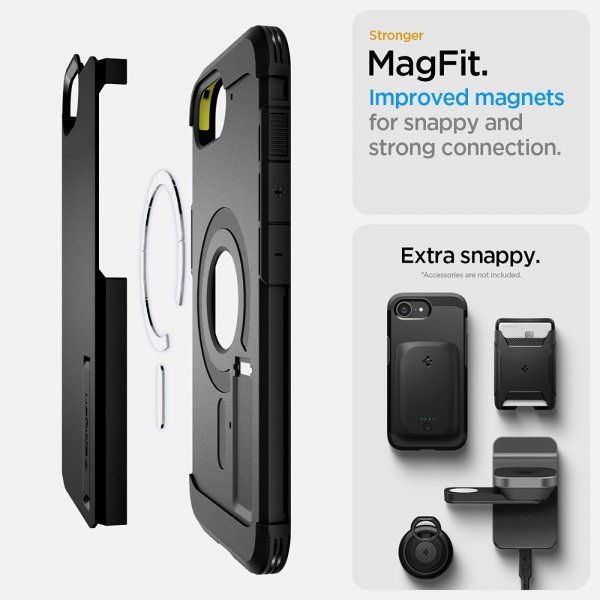 iPhone 16e/17e Skal Tough Armor MagFit Svart