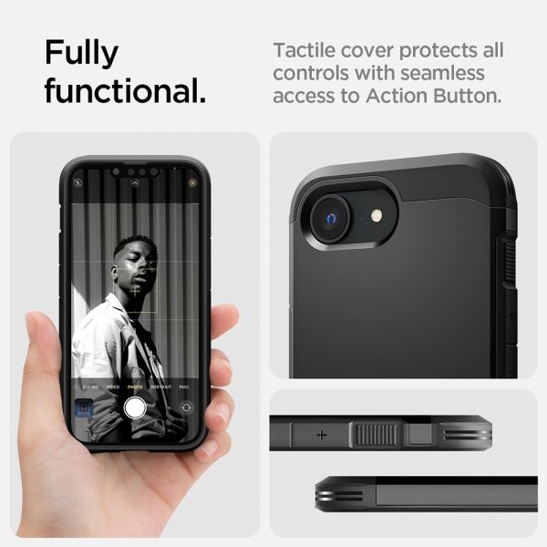 iPhone 16e/17e Skal Tough Armor MagFit Svart