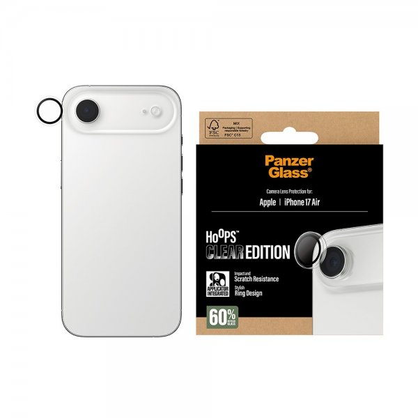 iPhone Air Kameraskydd Hoops Transparent