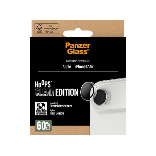 iPhone Air Kameraskydd Hoops Transparent