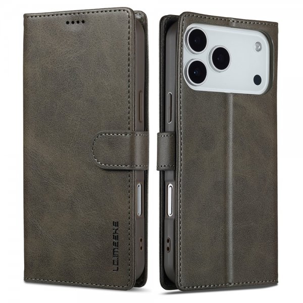 iPhone 17 Pro Fodral med Kortfack Stativfunktion Grå