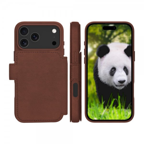 iPhone 17 Pro Max Fodral Lynge MagSafe Dark Tan
