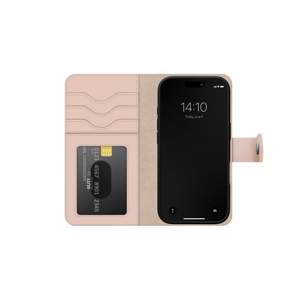 iPhone 17 Pro Max Fodral Magnet Wallet+ MagSafe Rosa