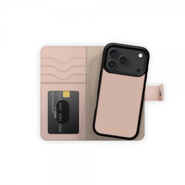 iPhone 17 Pro Max Fodral Magnet Wallet+ MagSafe Rosa
