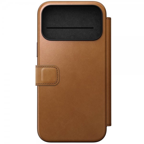 iPhone 17 Pro Max Fodral Modern Leather Folio English Tan