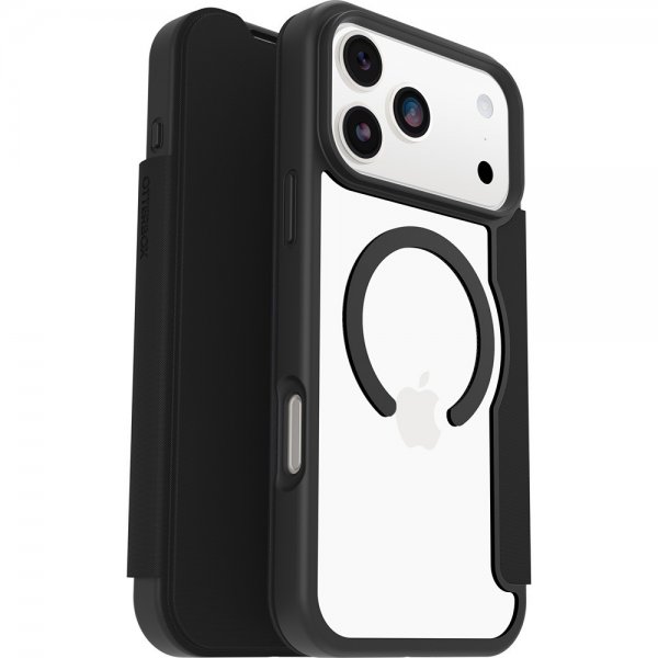 iPhone 17 Pro Max Fodral React Folio MagSafe Black Crystal