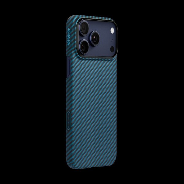 iPhone 17 Pro Max Skal Edge Black/Blue Twill