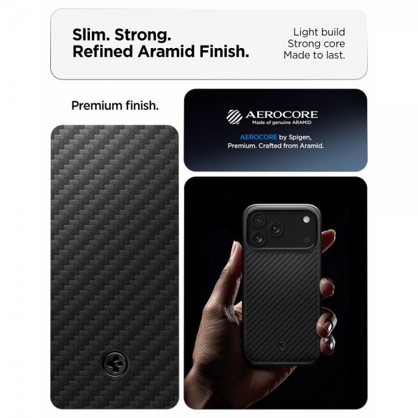 iPhone 17 Pro Max Skal Enzo Aramid T MagFit Svart