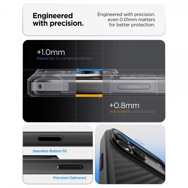 iPhone 17 Pro Max Skal Enzo Aramid T MagFit Svart