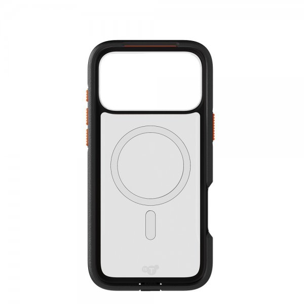 iPhone 17 Pro Max Skal EvoPro MagSafe Transparent Svart