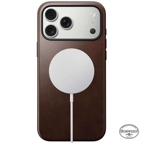 iPhone 17 Pro Max Skal Modern Leather Case Horween Rustic Brown