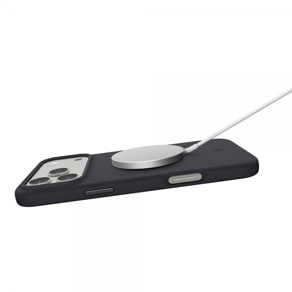 iPhone 17 Pro Max Skal Silicone Fit MagFit Svart