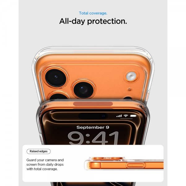 iPhone 17 Pro Max Skal Ultra Hybrid MagFit Clear White