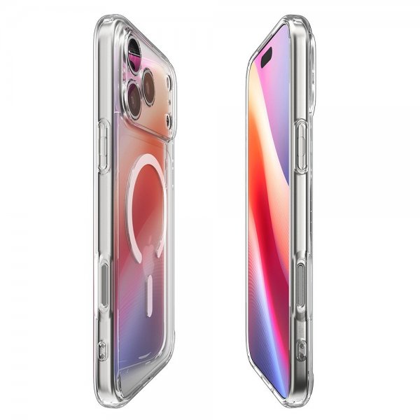 iPhone 17 Pro Max Skal Ultra Hybrid MagFit Clear White
