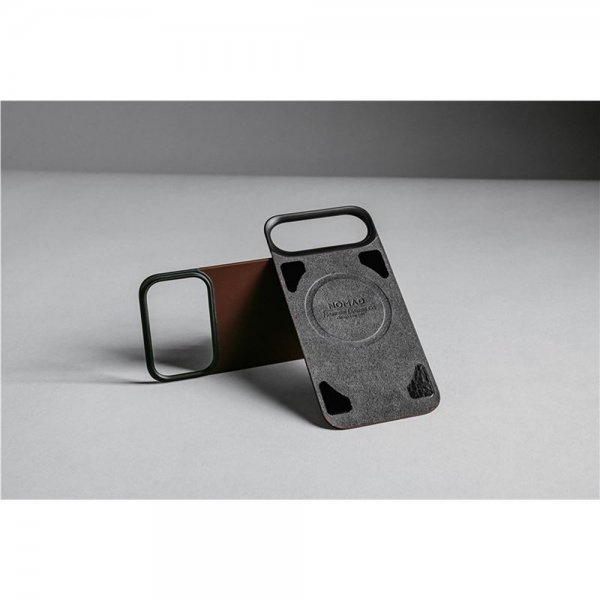 iPhone 17 Pro Max Skin Mag Leather Back Rustic Brown