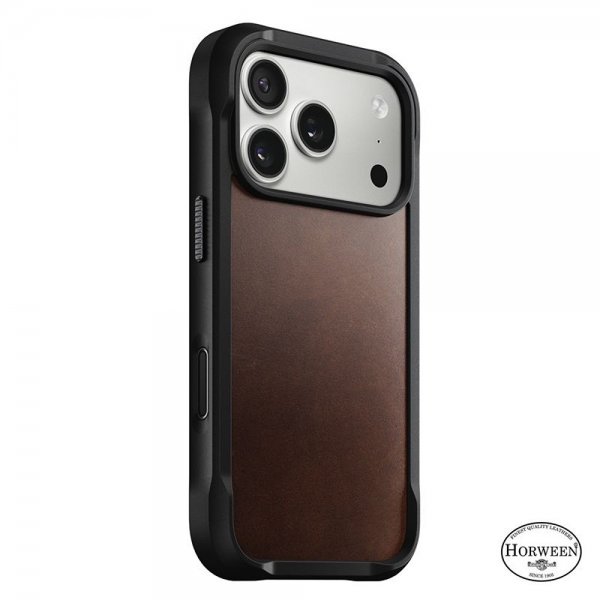 iPhone 17 Pro Skal Modern Leather Case Horween Rustic Brown