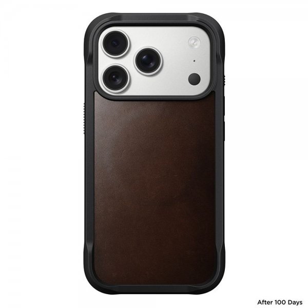 iPhone 17 Pro Skal Modern Leather Case Horween Rustic Brown