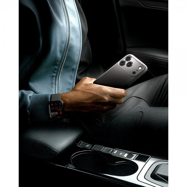 iPhone 17 Pro Skal Rugged Armor MagFit Grå