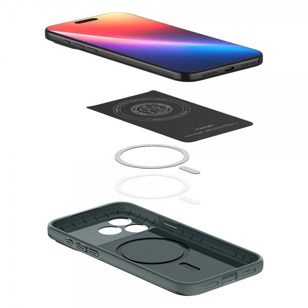 iPhone 17 Pro Skal Thin Fit MagFit Abyss Green