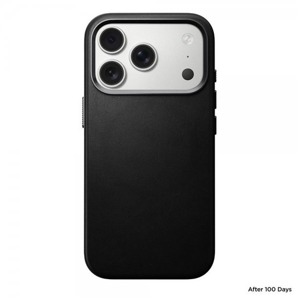iPhone 17 Pro Skal Traditional Leather Case Svart