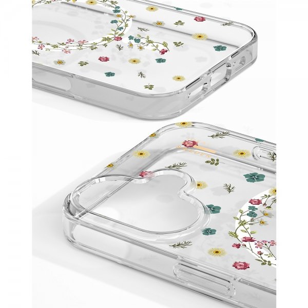 iPhone 17 Skal Clear Case MagSafe Petite Floral