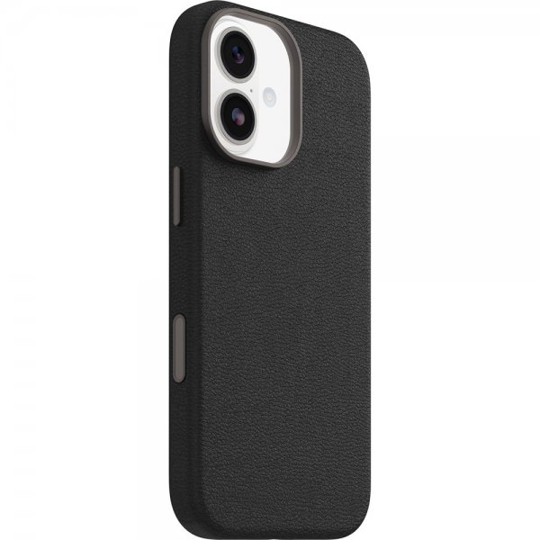 iPhone 17 Skal Symmetry Cactus Leather MagSafe Noir Ash