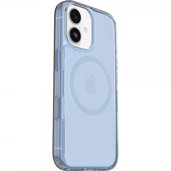 iPhone 17 Skal Symmetry Clear MagSafe Blue Bliss