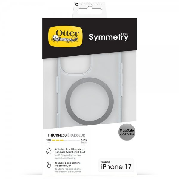 iPhone 17 Skal Symmetry Clear MagSafe Transparent